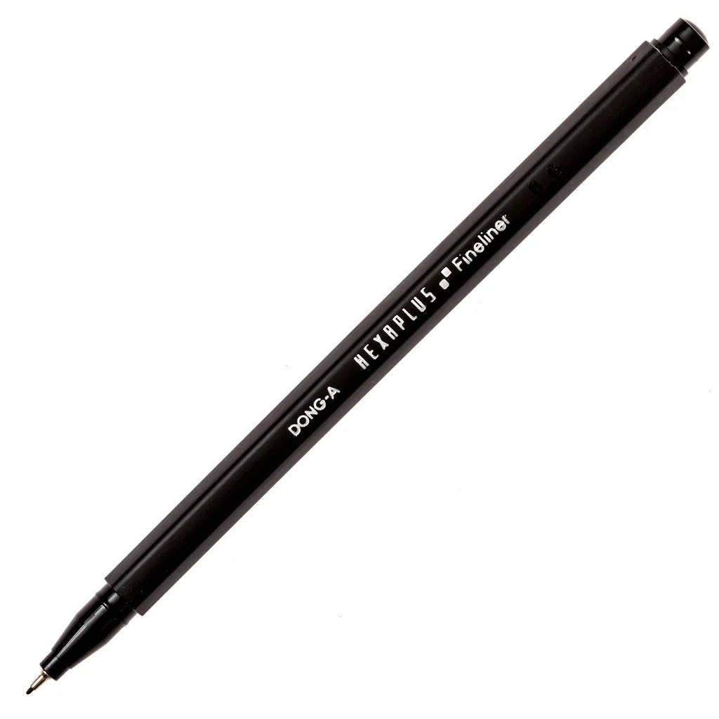 DONG-A Hexaplus Fineliner Pen, 0.4mm (10 Color Set) - Image 6
