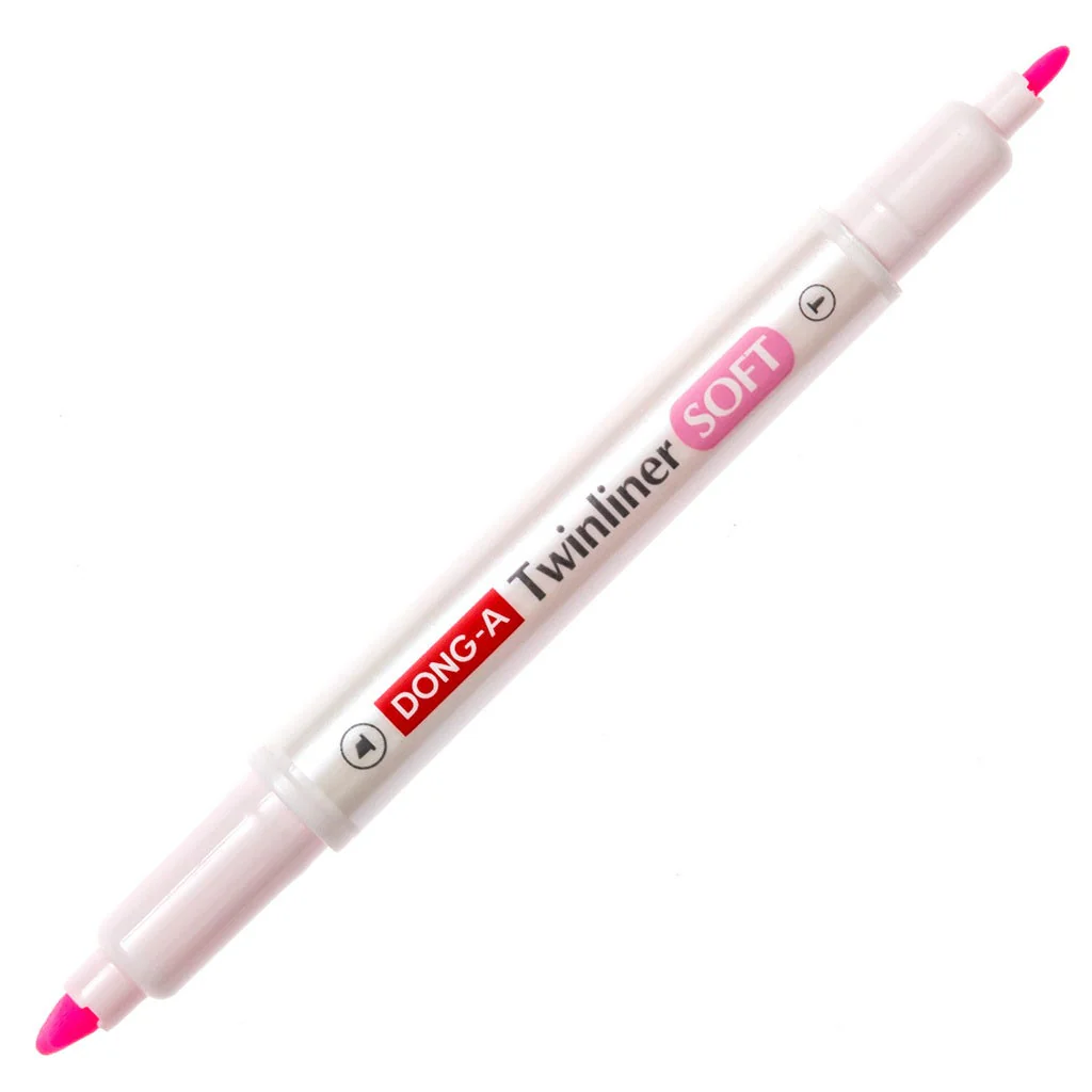 DONG-A Twinliner Double-Sided Highlighter, Fine and Broad Tips (Dozen Box) - Image 10
