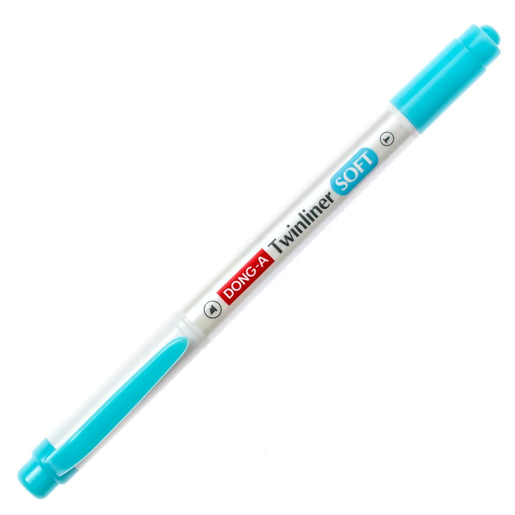 DONG-A Twinliner Double-Sided Highlighter, Fine and Broad Tips (Dozen Box) - Image 13