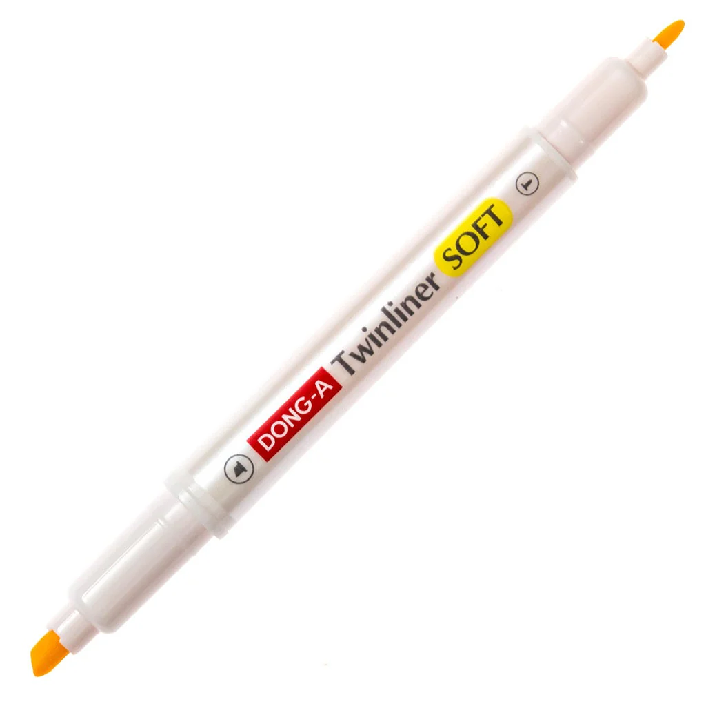 DONG-A Twinliner Double-Sided Highlighter, Fine and Broad Tips (Dozen Box) - Image 16