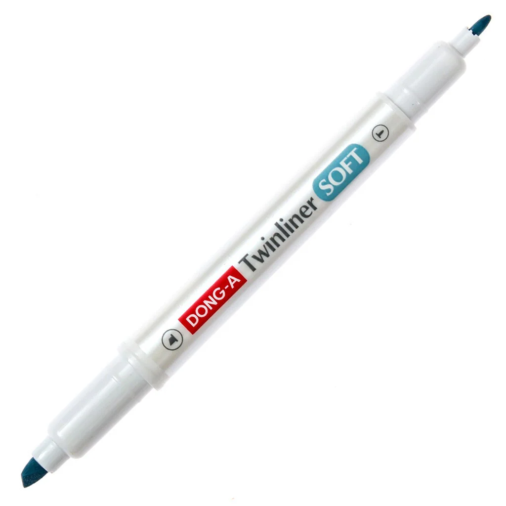 DONG-A Twinliner Double-Sided Highlighter, Fine and Broad Tips (Dozen Box) - Image 18