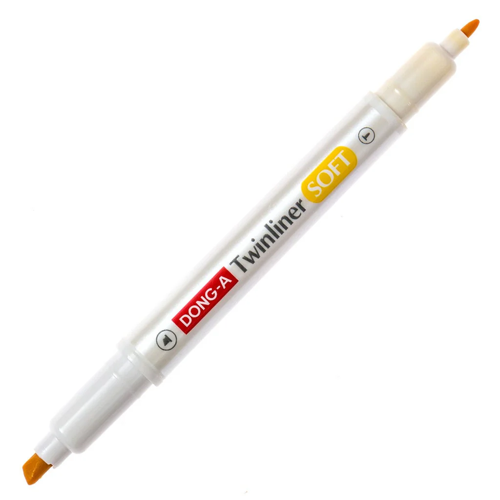 DONG-A Twinliner Double-Sided Highlighter, Fine and Broad Tips (Dozen Box) - Image 22