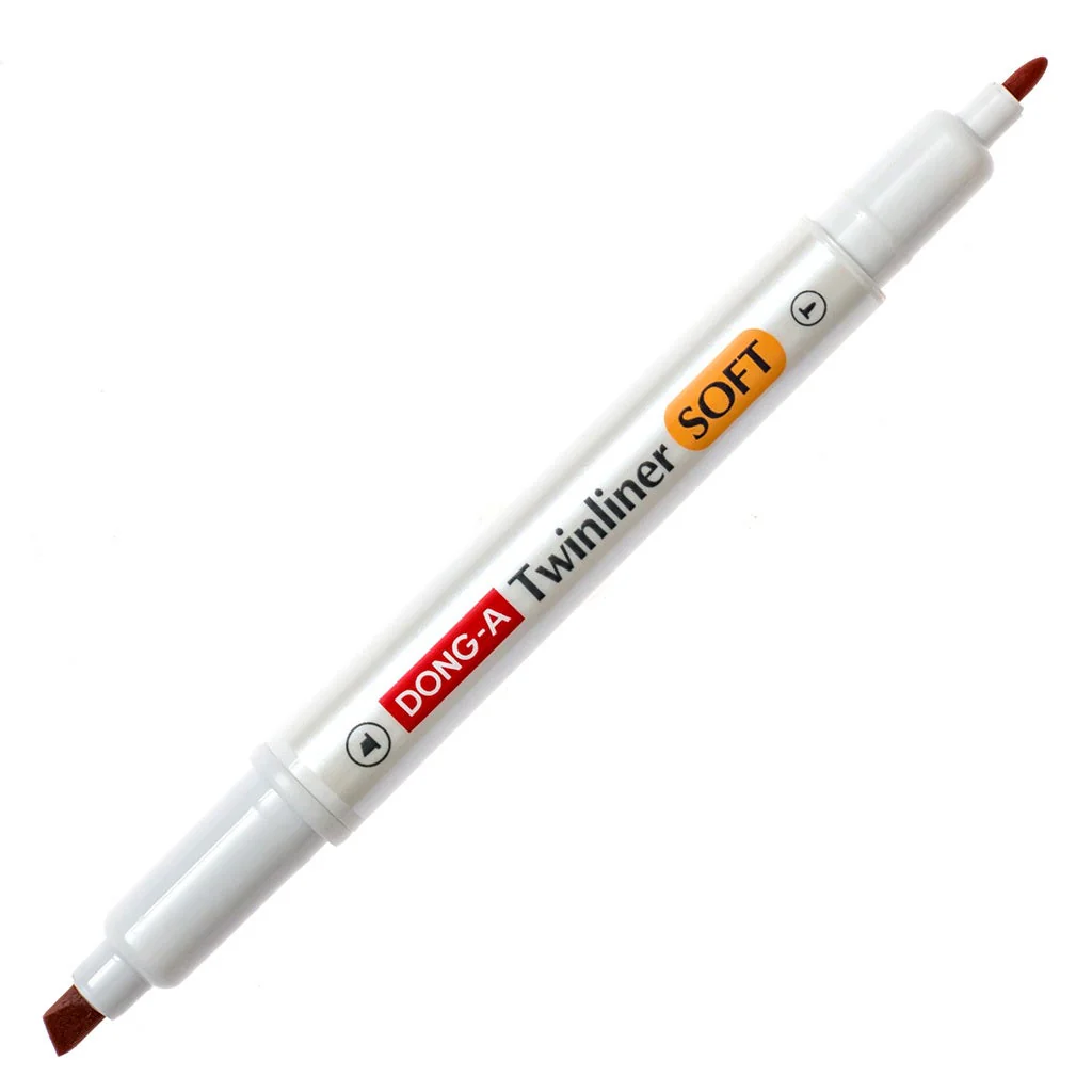 DONG-A Twinliner Double-Sided Highlighter, Fine and Broad Tips (Dozen Box) - Image 24