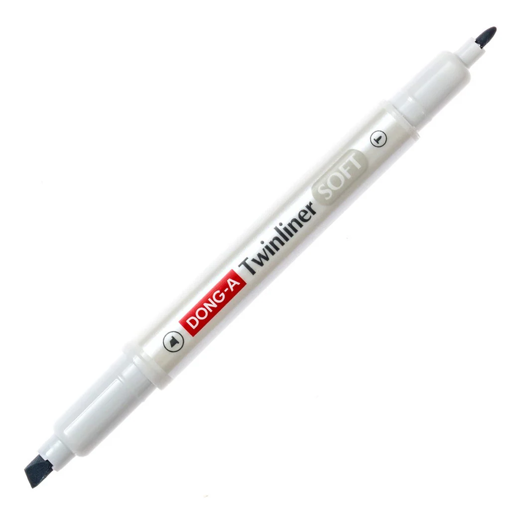 DONG-A Twinliner Double-Sided Highlighter, Fine and Broad Tips (Dozen Box) - Image 28