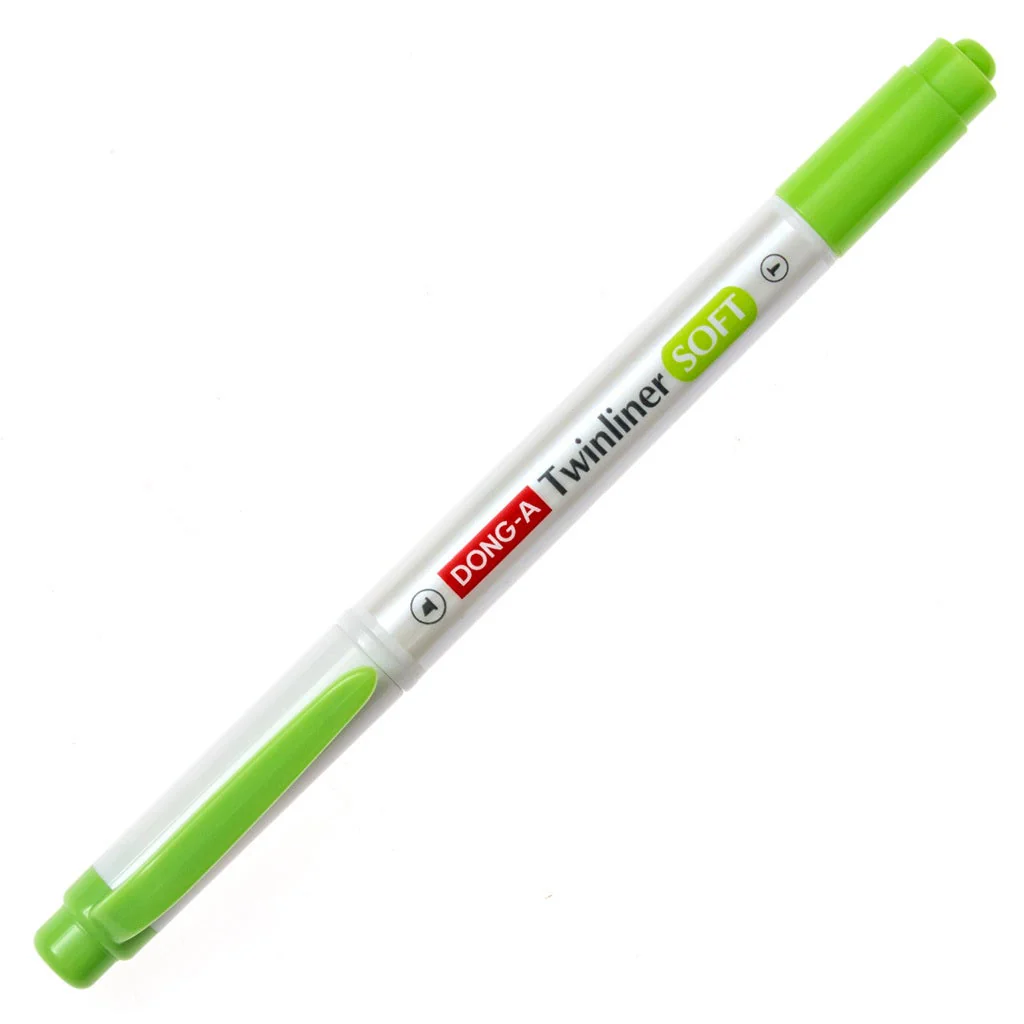DONG-A Twinliner Double-Sided Highlighter, Fine and Broad Tips (Dozen Box) - Image 29