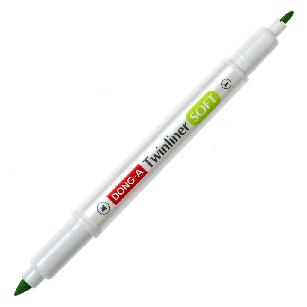 DONG-A Twinliner Double-Sided Highlighter, Fine and Broad Tips (Dozen Box) - Image 30