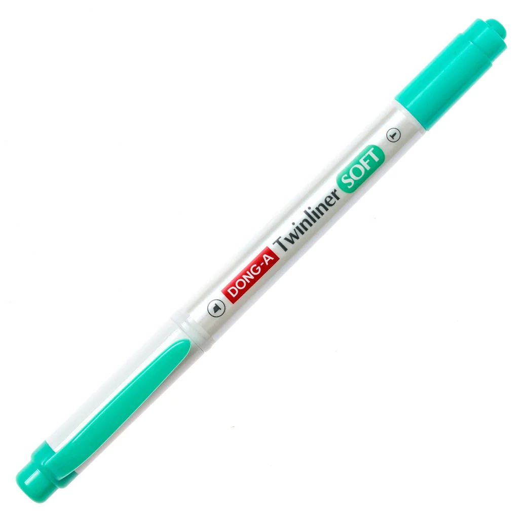 DONG-A Twinliner Double-Sided Highlighter, Fine and Broad Tips (Dozen Box) - Image 5