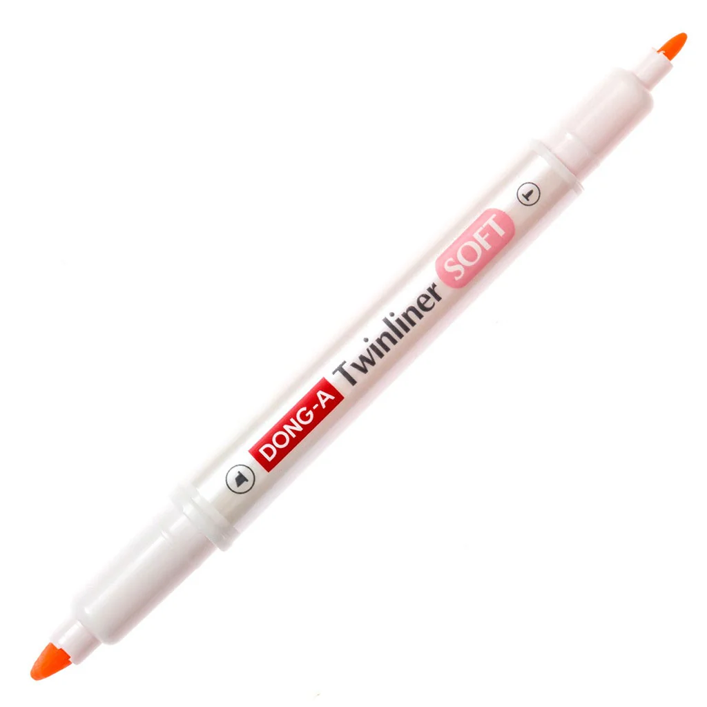DONG-A Twinliner Double-Sided Highlighter, Fine and Broad Tips (Dozen Box) - Image 8